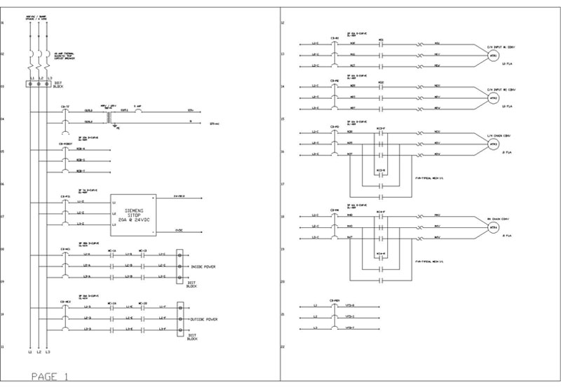 conveyor turntable assembly CAD diagram